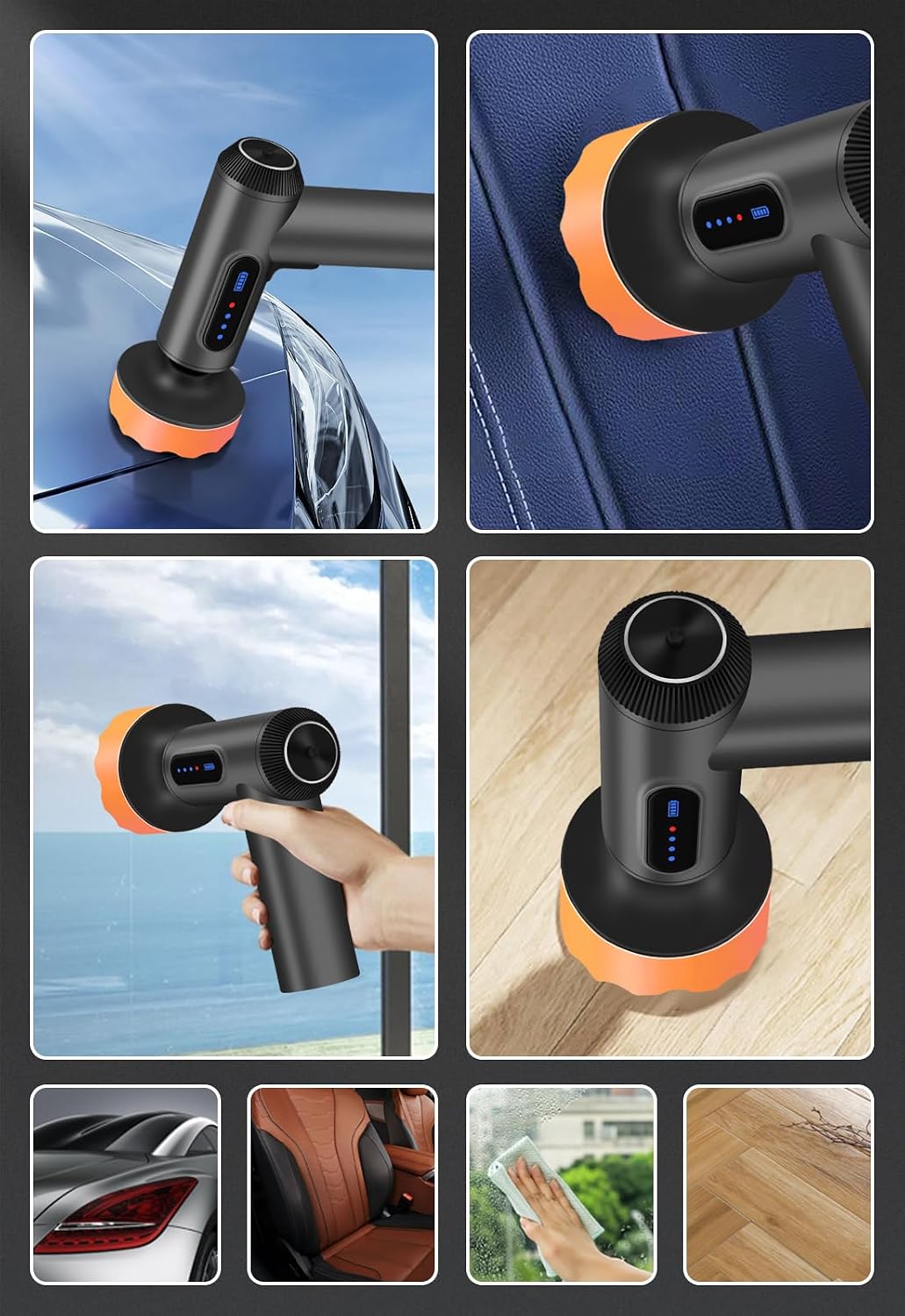 ポリッシャー 【革新型】電動 ミニポリッシャー充電式ポリッシャー 車 75mm ポリッシャー 【ポリシャ】 コードレス イージーポリ