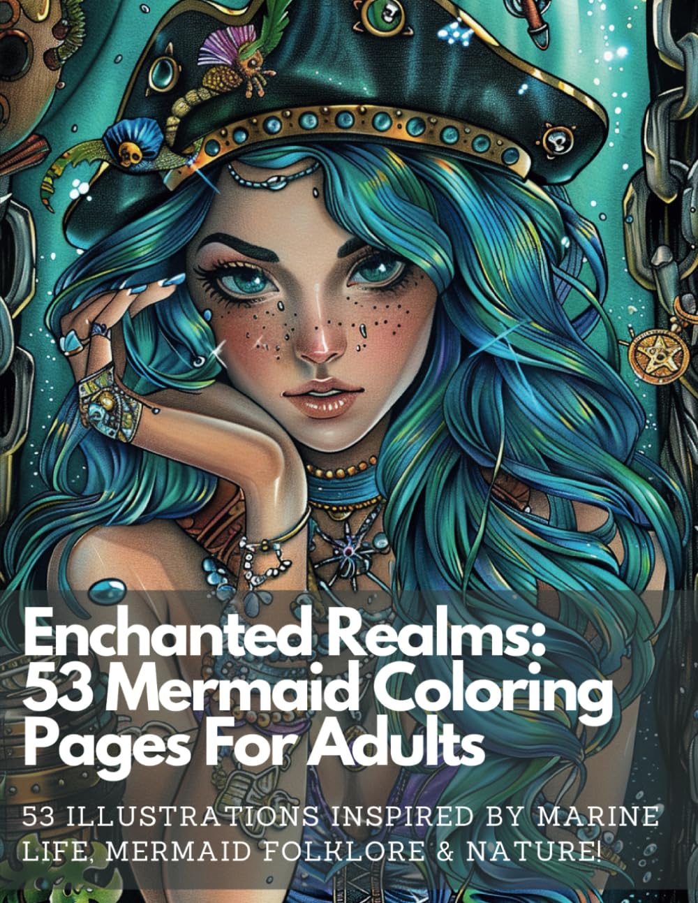 Enchanted Mermaid Coloring Pages Enchanted Mermaid Coloring Book For