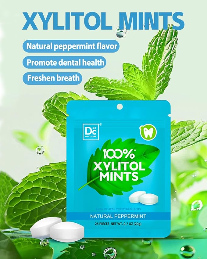 DC24 DAILY CARE Mints Sabor Menta Natural, 100 unidades, Pack miniatura 3