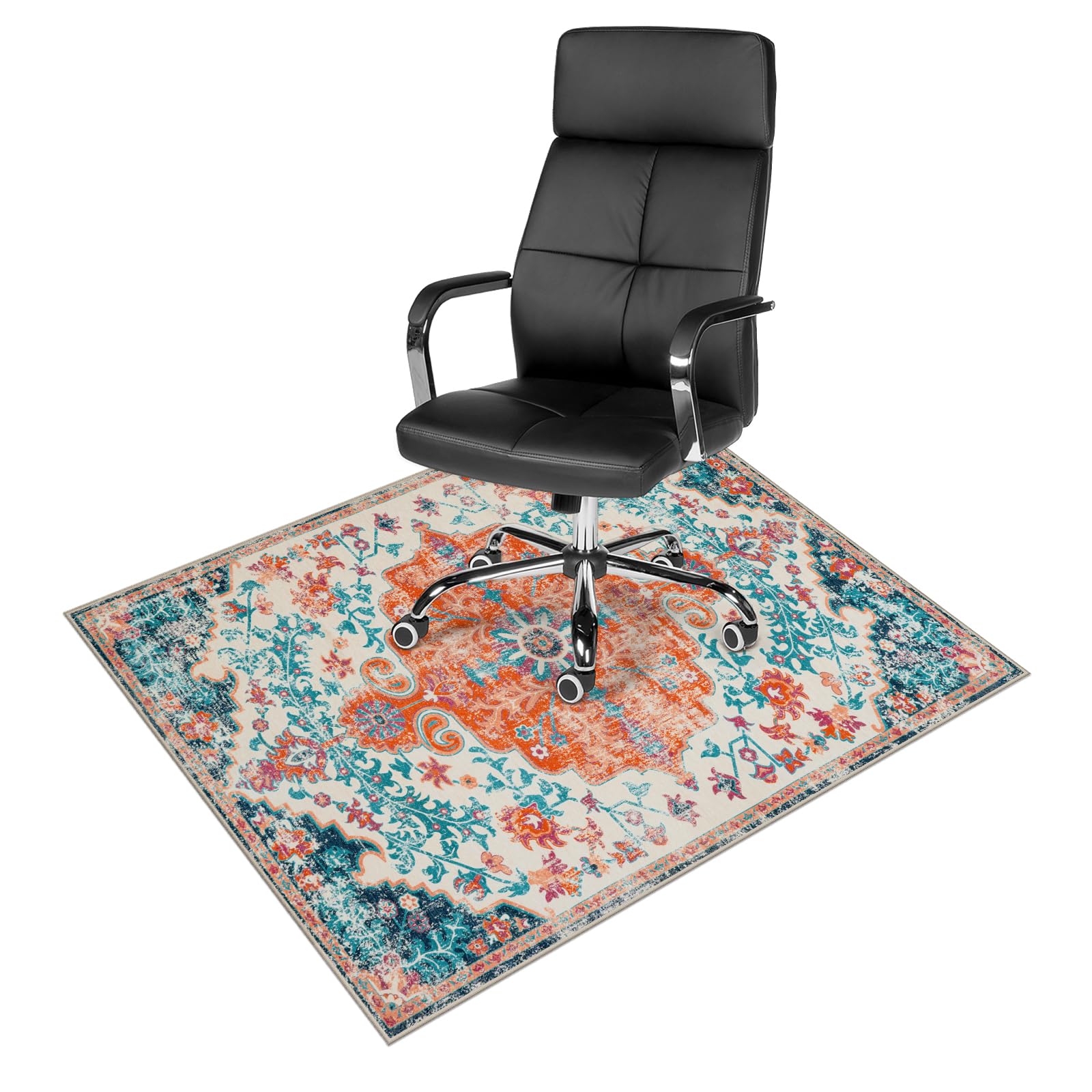 Anidaroel 36"x48" Office Chair Mat for Hardwood Floor, Desk Chair Mats for Hard Floors, Office Rug for Rolling Chair, Easy Glide Desk Floor Mat,
