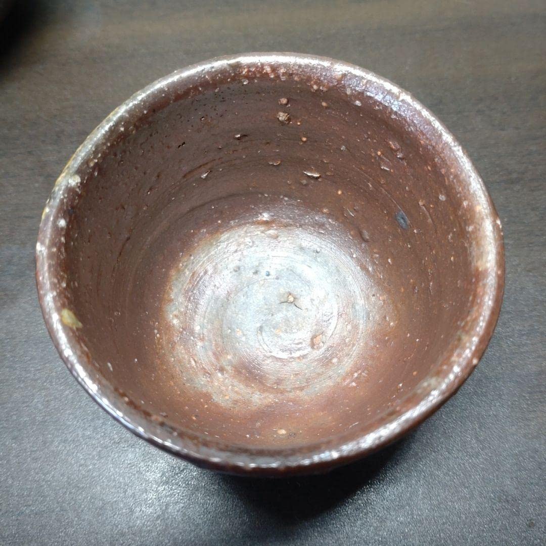 鈴木黄弌 作 備前焼 窯変 ぐい呑 ＆ 徳利 セット Amazon.co.jp: 鈴木黄弌 作 備前焼 窯変 ぐい呑 徳利 セット