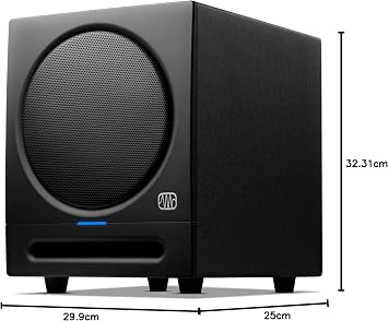 Presonus Eris Sub 8BT | 8 Bluetooth Teknolojili, Multimedia, Oyun, Stüdyo Kalitesinde Müzik Prodüksiyonu İçin Aktif Subwoofer