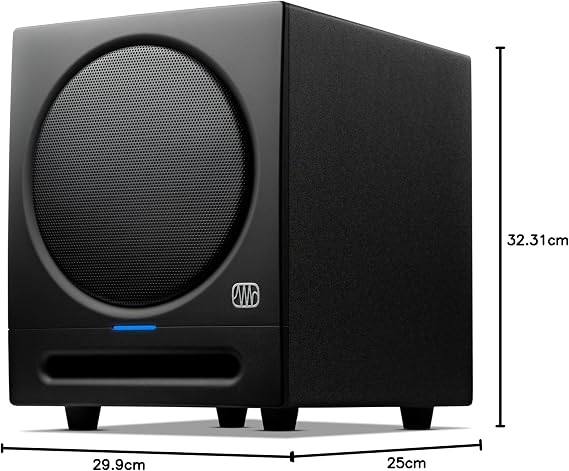 Presonus Eris Sub 8BT | 8 Bluetooth Teknolojili, Multimedia, Oyun, Stüdyo Kalitesinde Müzik Prodüksiyonu İçin Aktif Subwoofer