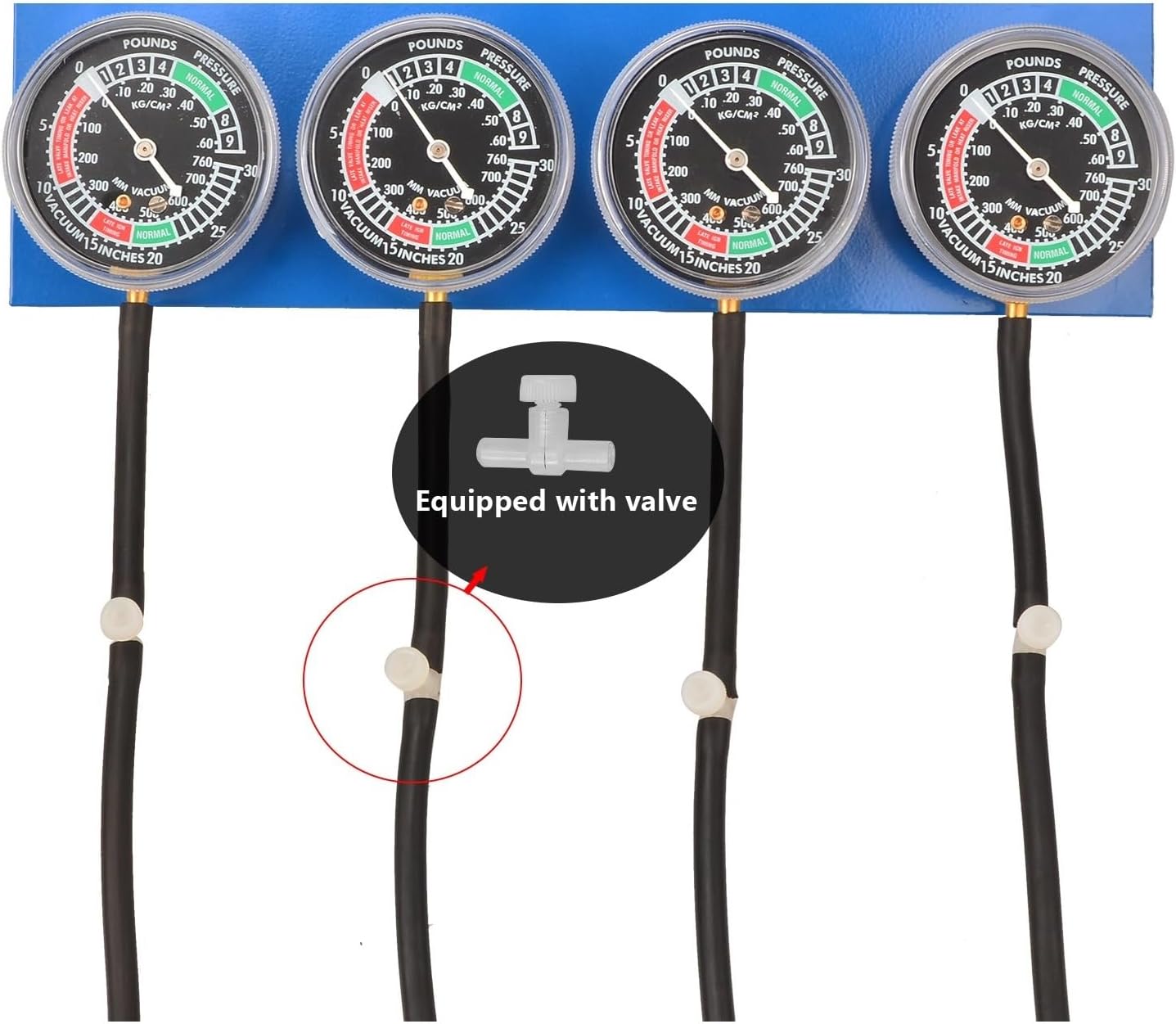 4Pc Universal Motorcycle Carburetor Carb Synchronizer Motorbike Vacuum Gauge Tool Motorcycle Accessories