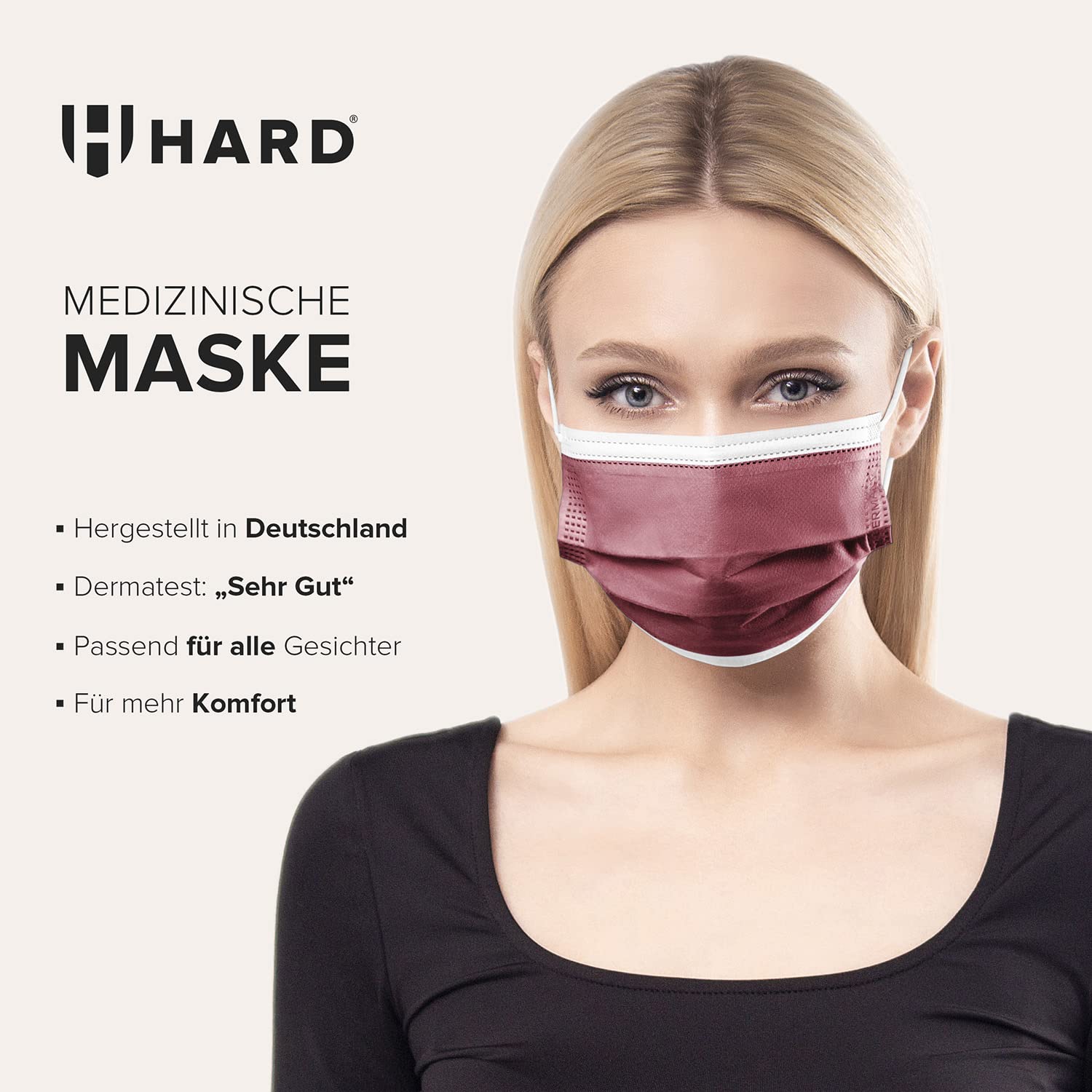 Mascherine Chirurgiche TIPO IIR Made in Germany 50 pezzi Filtrazione 99,78% OEKO TEX