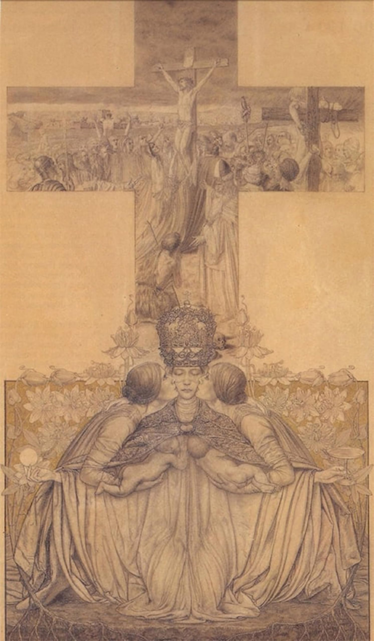 SERENDIPITP Vintage Wall Art Canvas Nordic Poster Canvas Print Picture la Passione Carlos Schwabe Wall Art Poster for Home Decor 60x90cm