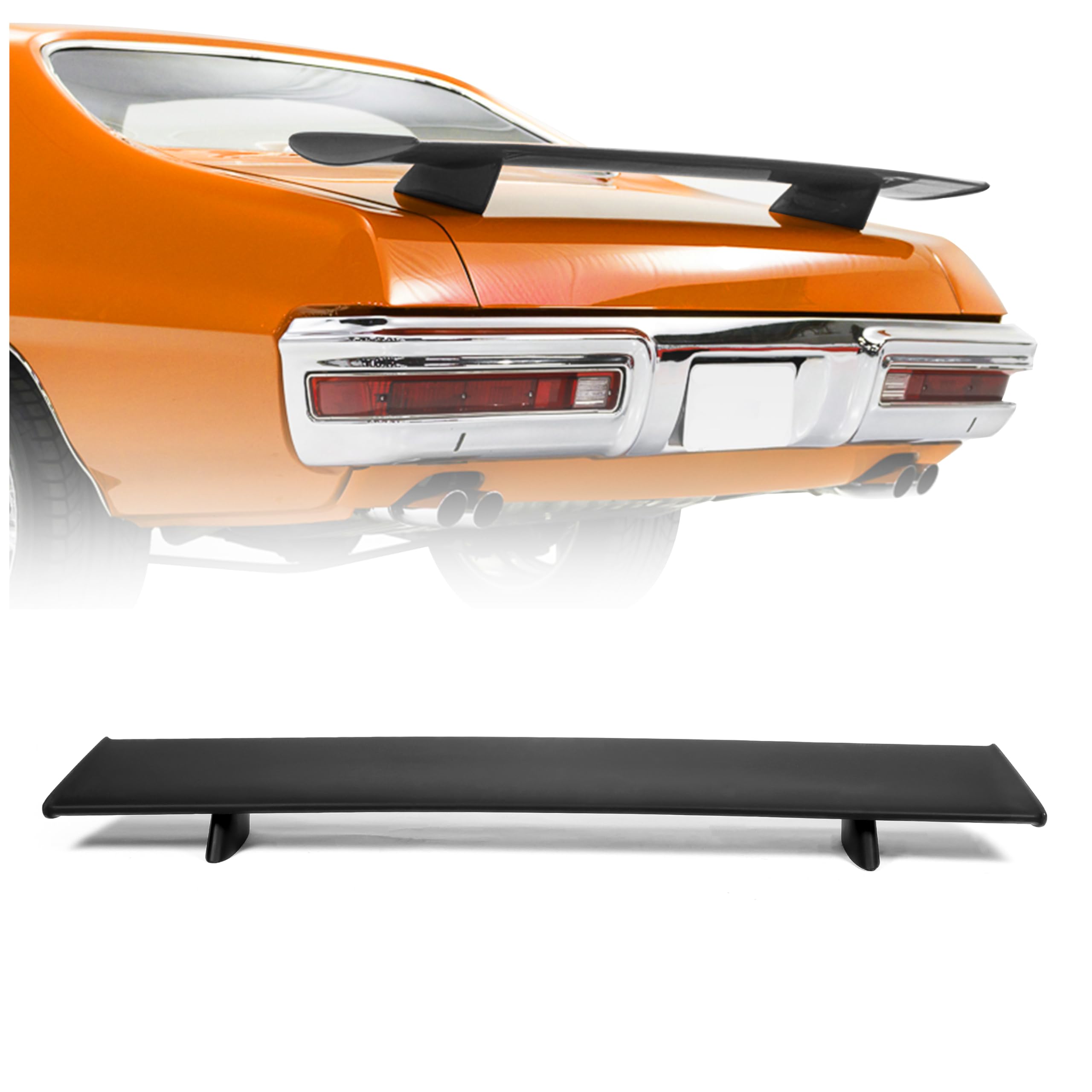 Amazon.com: Kojem Rear Trunk Spoiler Wing Lip Compatible with 1970