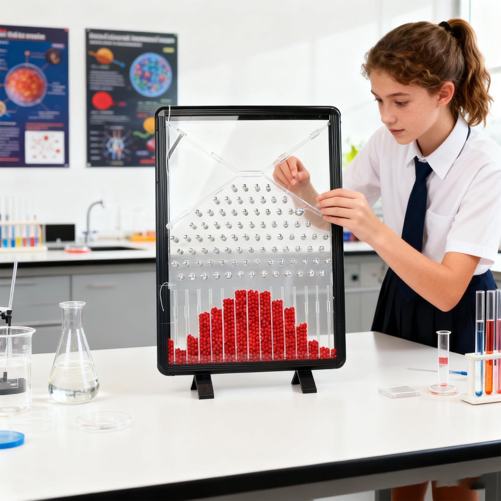 The Dalton Board Giocattolo Educativo Fisico Probabilistico | Strumento Per Dimostrazioni Ed Esperimenti Scientifici Per Adolescenti Adulti Ragazze Bambini Scuola Casa Aula Laboratorio