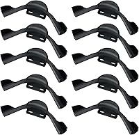 Vista 6 de Paquete de 5 tubos EFIELD de polímero de plástico PEX de 1/2 pulgada, soporte de flexión de 90 grados con placa de montaje (1/2 pulgada)