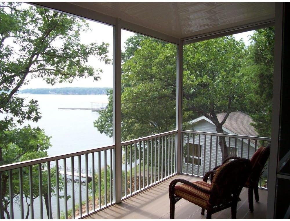 8 ft. x 2 in. x 2 in. Aluminum White Extrusion with Spline Track