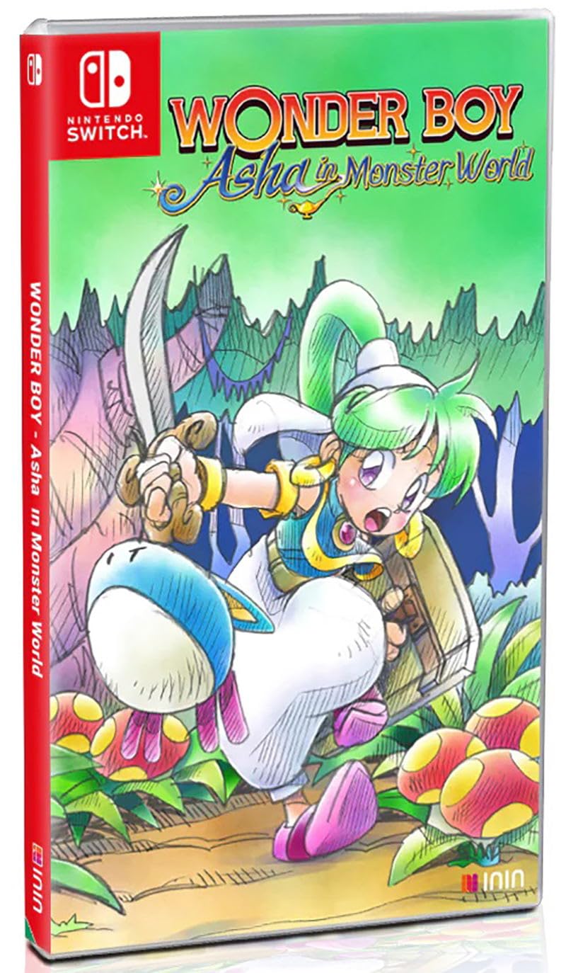Carátula de Wonder Boy: Asha in Monsterland Limited Edition para Switch (edición PAL España)