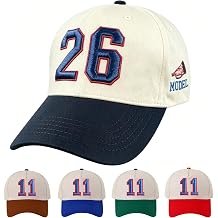 Custom Embroidered Baseball Cap Personalized Number & Letter Hat, Adjustable Game Day Sports Cap for Men & Womenal Hat