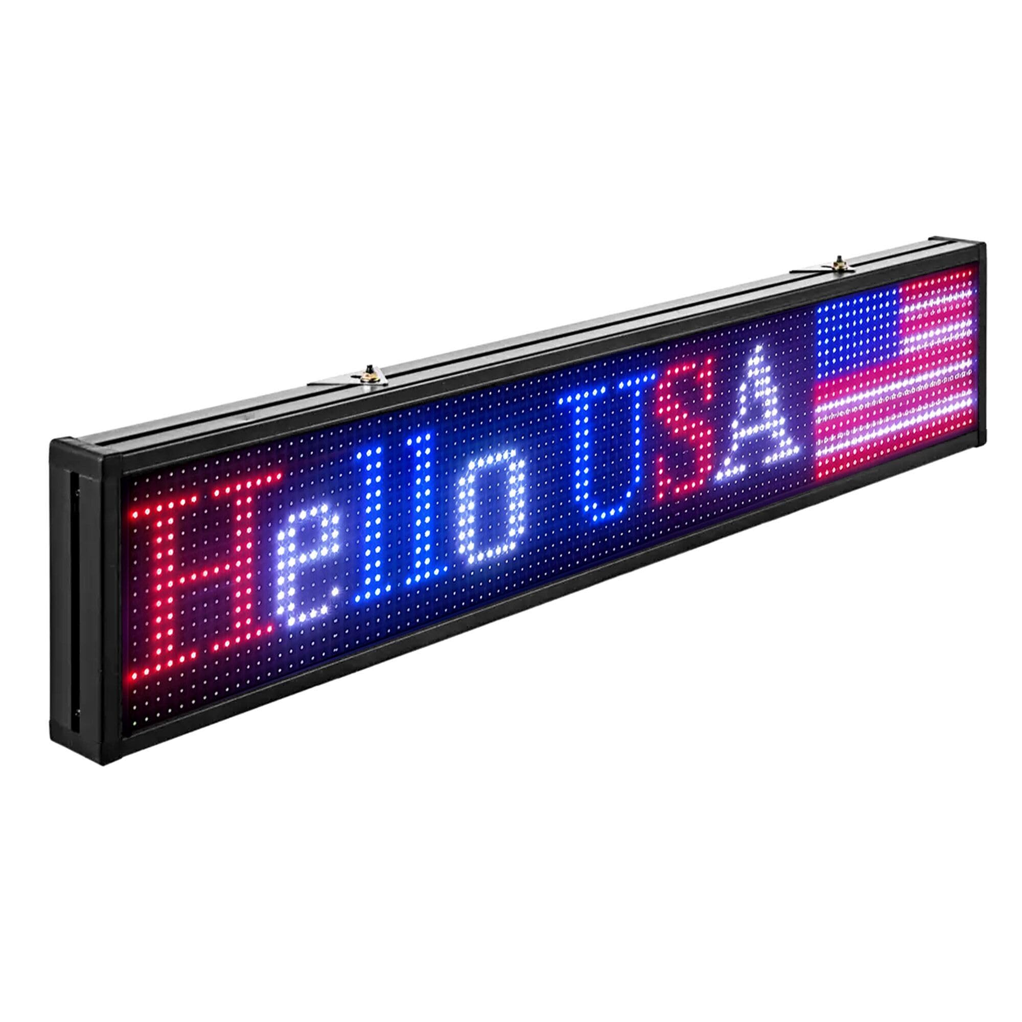 GGM Gastro LED-Leuchtschild 1000 mm | Individuell anpassbare Applikation, intuitive Steuerung per Smartphone, vielseitige Animationseffekte, langlebige SMD-LEDs