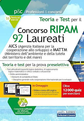 Concorso RIPAM 92 Laureati: AICS (Agenzia italiana per la cooperazione allo sviluppo) e MATTM (Ministero dell’ambiente e della tutela del territorio e del mare)