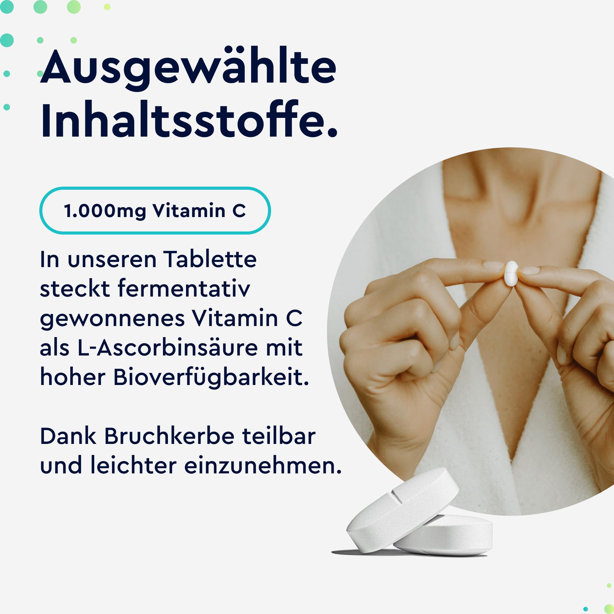 Vitamin C 1.000mg - Immun-Support* hochdosiert - 200 vegane Tabletten (7 Monate) - laborgeprüft & in Deutschland entwickelt