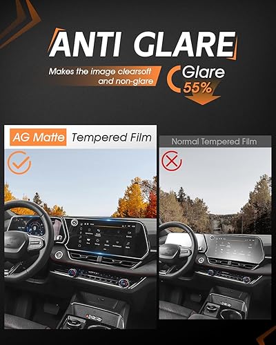 Vista 89 de CDEFG Cristal templado para Chevrolet Silverado/GMC Sierra 2025, pantalla táctil de 13.4 pulgadas, accesorios para Chevy Silverado/Sierra 1500