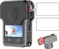 Vista 1 de OSMO 360 - Funda de aluminio de liberación rápida con marco de metal con tapa de lente de silicona Protector de pantalla para DJI OSMO 360 Kit