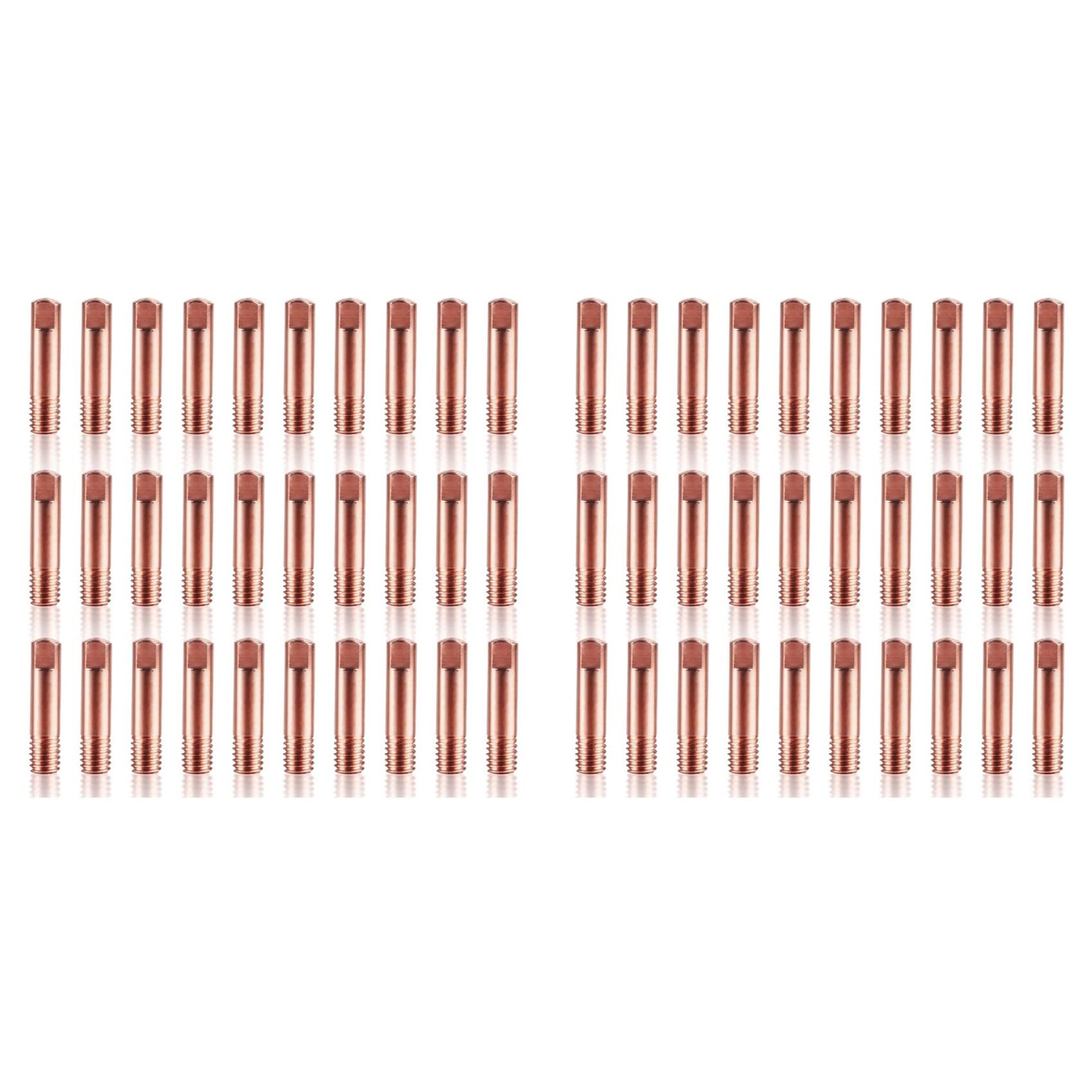 Jnchdghwa As Shown 60 Pcs Mig Welding Tips, 11-35 0.035In For Mig Welding Contact Tips Compatible