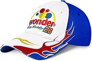 Talladega Nights White/Blue Ricky Bobby Cap by Ricky Bobby and Wife Costume