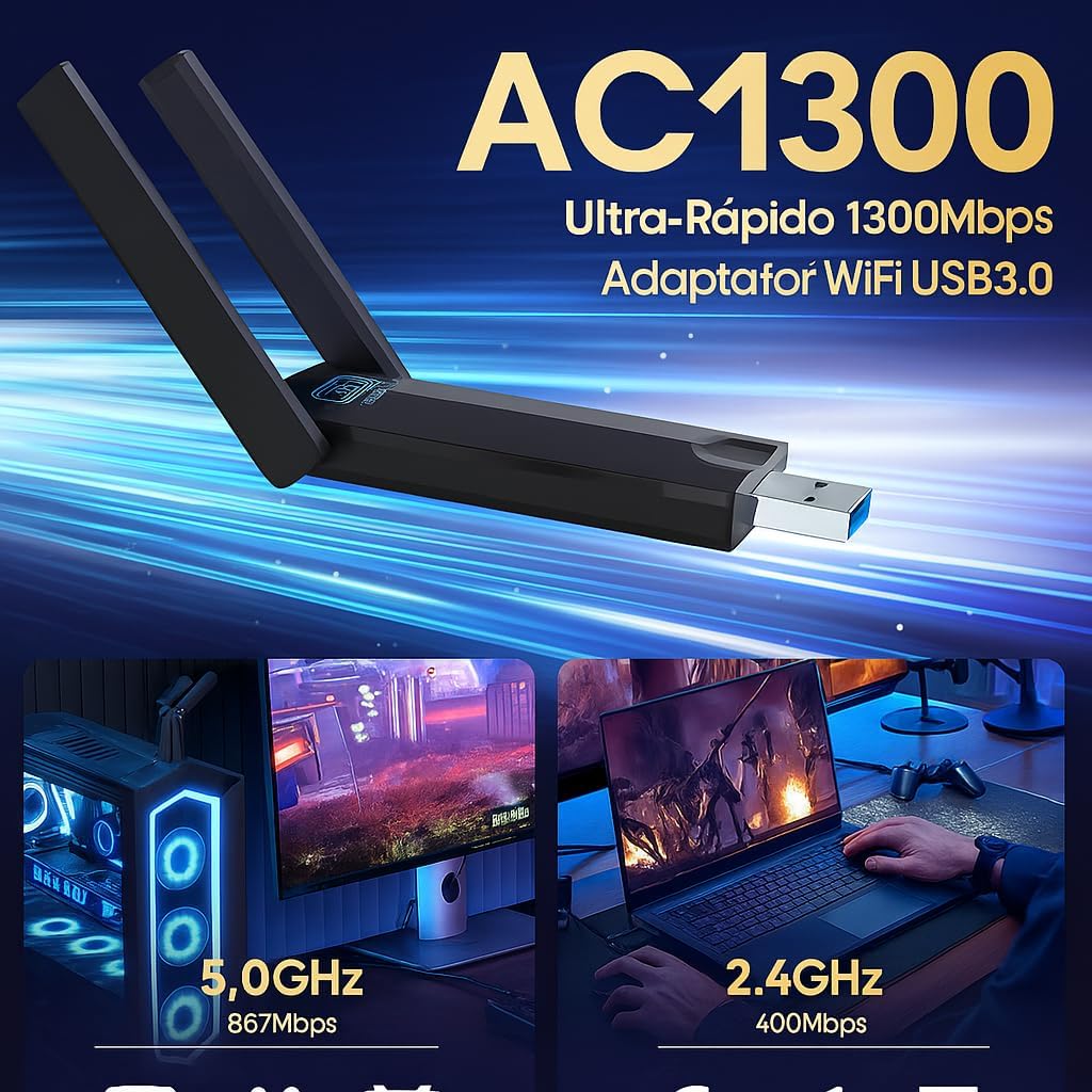 Adaptador Placa Wi-Fi USB 3.0 Dual Band: Review Após 7 Dias de Uso