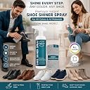 THE SHOE COMPANY Quick and Instant Shoe Shiner Spray 500 ml with Cloth | Shines and Protects Upto 500 Pairs of Shoes | Dust and Dirt Resistant | Long-Lasting Shine for All Leather Shoes, Bags gallery image