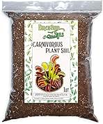 Carnivorous Plant Soil Mix – 1 Quart Bag – Premium Blend of Perlite & Peat Moss – Ideal for Venus Flytraps, Pitcher Plants, Sundews & Other Carnivorous Species – Ready to Use, Natural, Resealable Bag