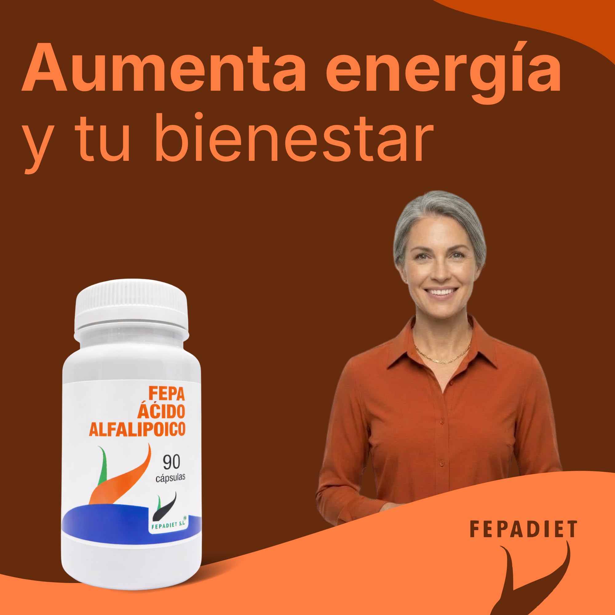 Ácido Alfa Lipoico FEPA – 90 Cápsulas Pack de 2 – Complemento Alimenticio con Ácido Alfa-Lipóico – Apoyo Antioxidante y Metabólico – Contribuye al Metabolismo Energético y Bienestar General – Fepadiet