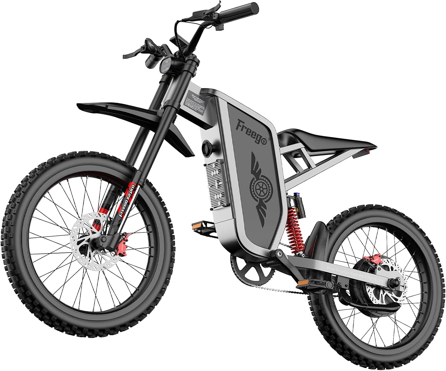 Freego X2Pro Electric Motorcycle for Adult, Electric Dirt Bike 6000W Motor 60V/3