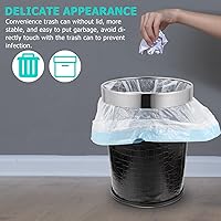 Vista 5 de Operitacx Cubo de basura retro para el hogar multiuso, sin tapa, cubo de basura para cocina, baño, dormitorio, oficina, versátil, capacidad de litros