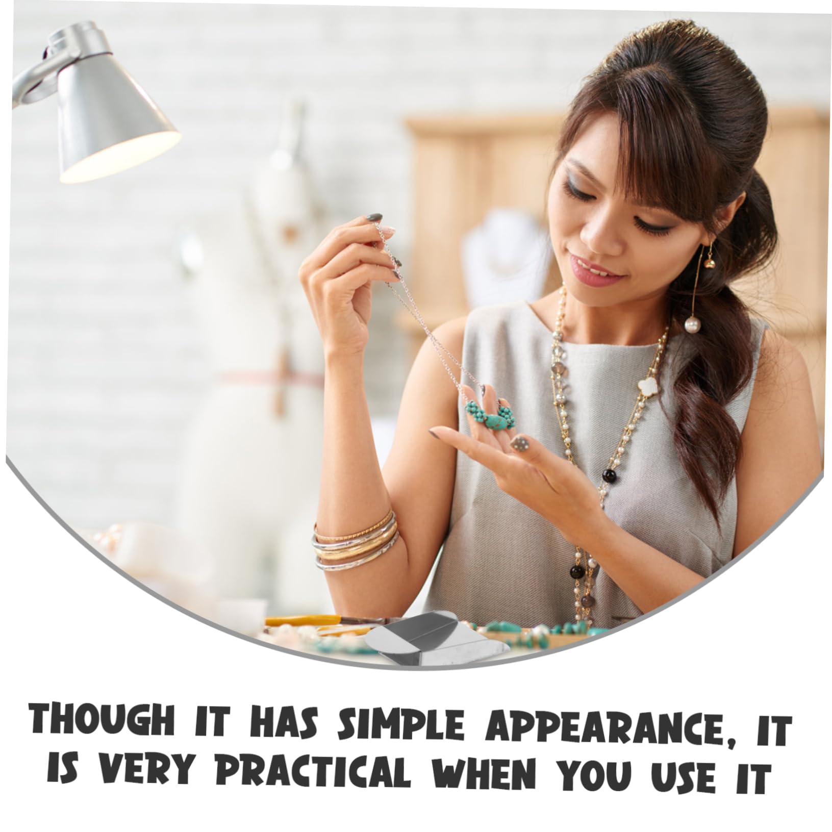 BUTIFULSIC 2sets Portable Jewelry Shovel Bead Storage Organization Tool for Loose Bead Shovels DIY 2pcs*2