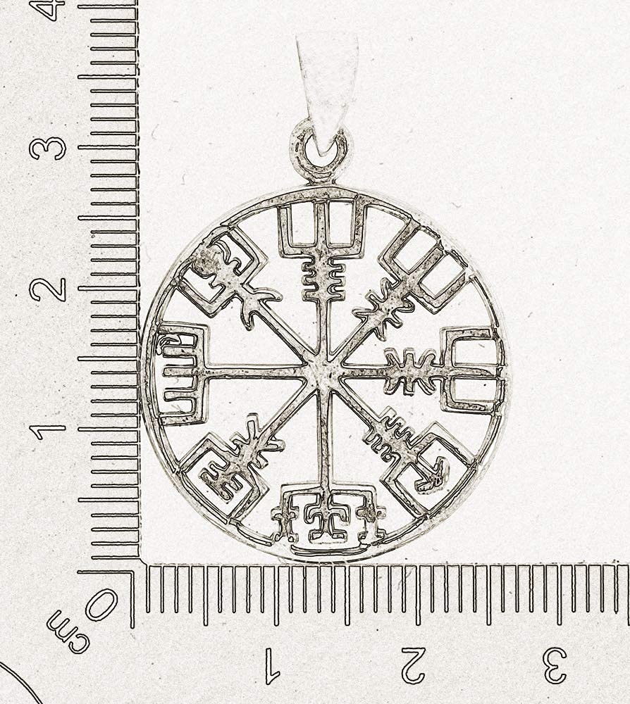 AFP Anhänger Wikingerkompass 925 Sterling Silber AS-691