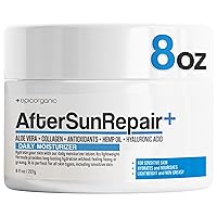 Vista 9 de Loción After Sun Alivio de quemaduras solares Crema de aloe vera y vitamina E Loción corporal e hidratante facial Loción para piel seca