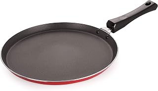Nirlon Aluminum Non Stick Flat Dosa Tawa with Bakelite Handle 24cm(Gas Stove Compatible)…