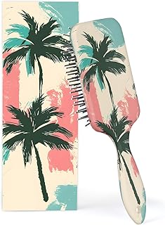 Coconut Tree Hair-Brush for Kids-Girls,Glides Through Tangles Detangler Comb,Hair-Brushes for All Hair Types Wet/Dry/Curly/Thick Hair