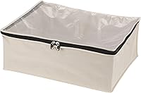 Vista 10 de Household Essentials 3321-1 Cedarline - Bolsa para suéter con cremallera de lona de algodón natural Bolsa de almacenamiento para armarios y debajo