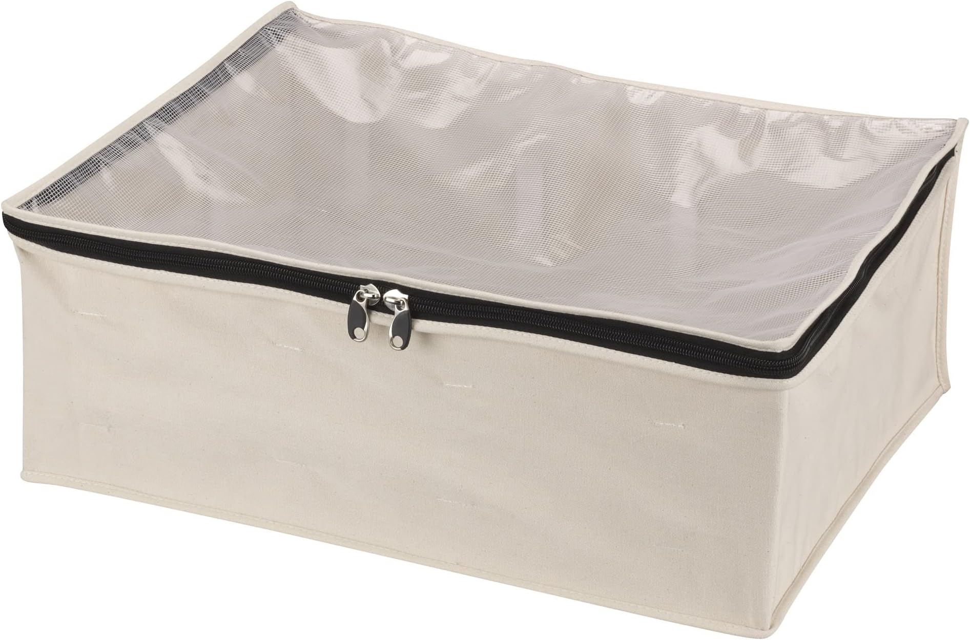 3364-1 Cotton Canvas Blanket Storage Bags | Natural, Off-White