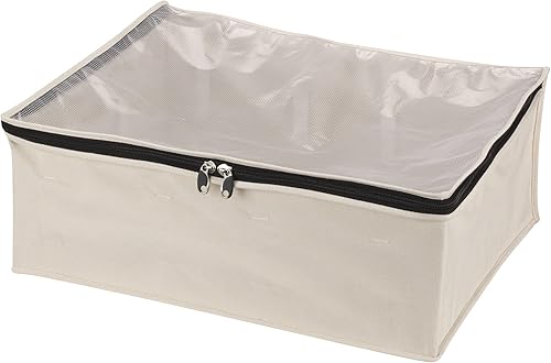 Vista 14 de Household Essentials Cedarline Collection organizador de clóset con 6 estantes, de algodón natural, Bolsa de topa