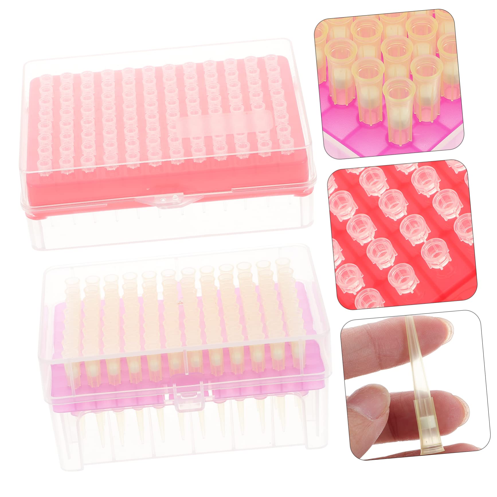 KICHOUSE 10ul/200ul Pipette Tips Filter Lab Micro Pipette Tips for Laboratory Supplies