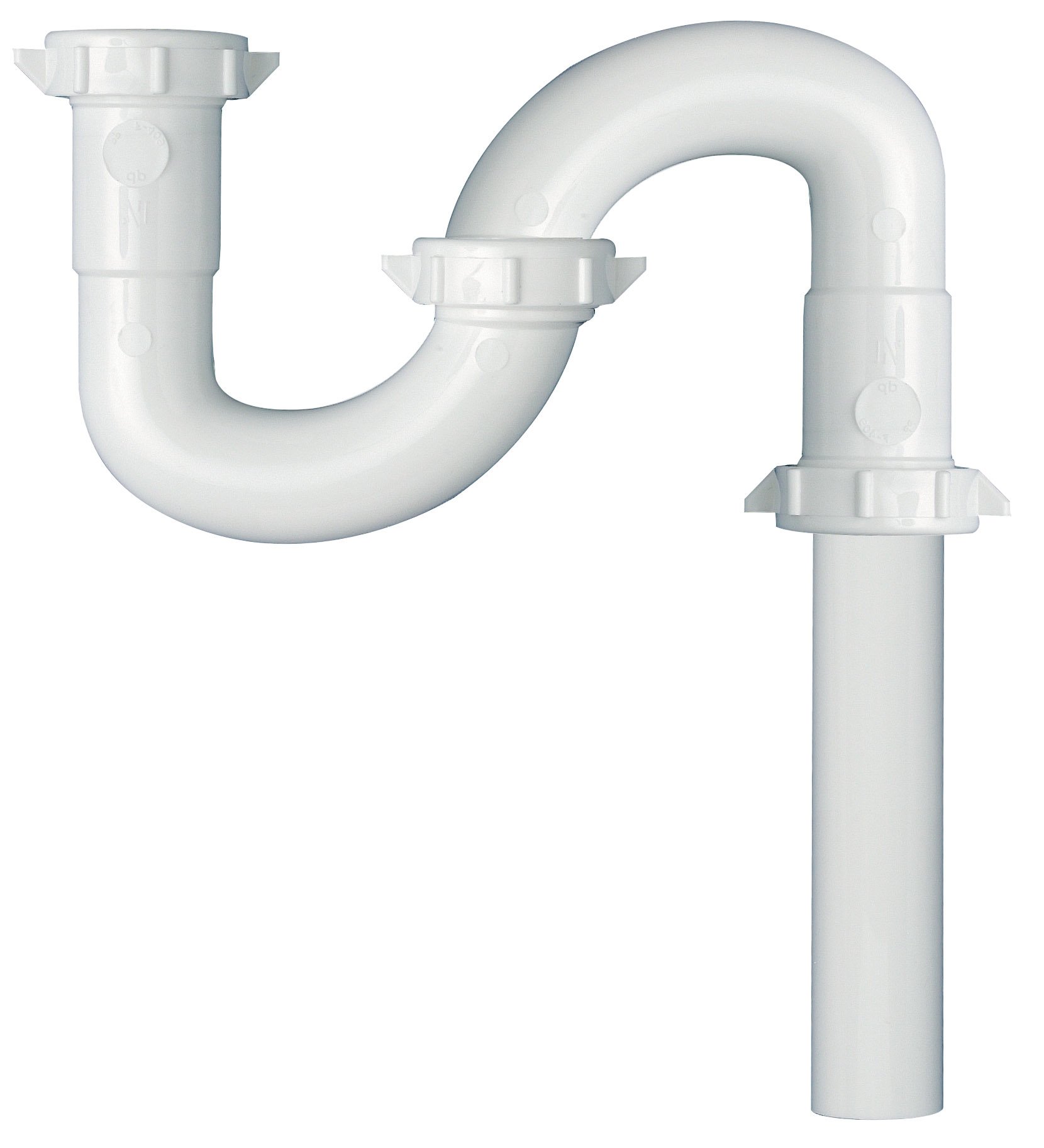 Amazon.com: PlumPak PP20663 S-Trap, 1-1/2 in, Slip Joint, Plastic