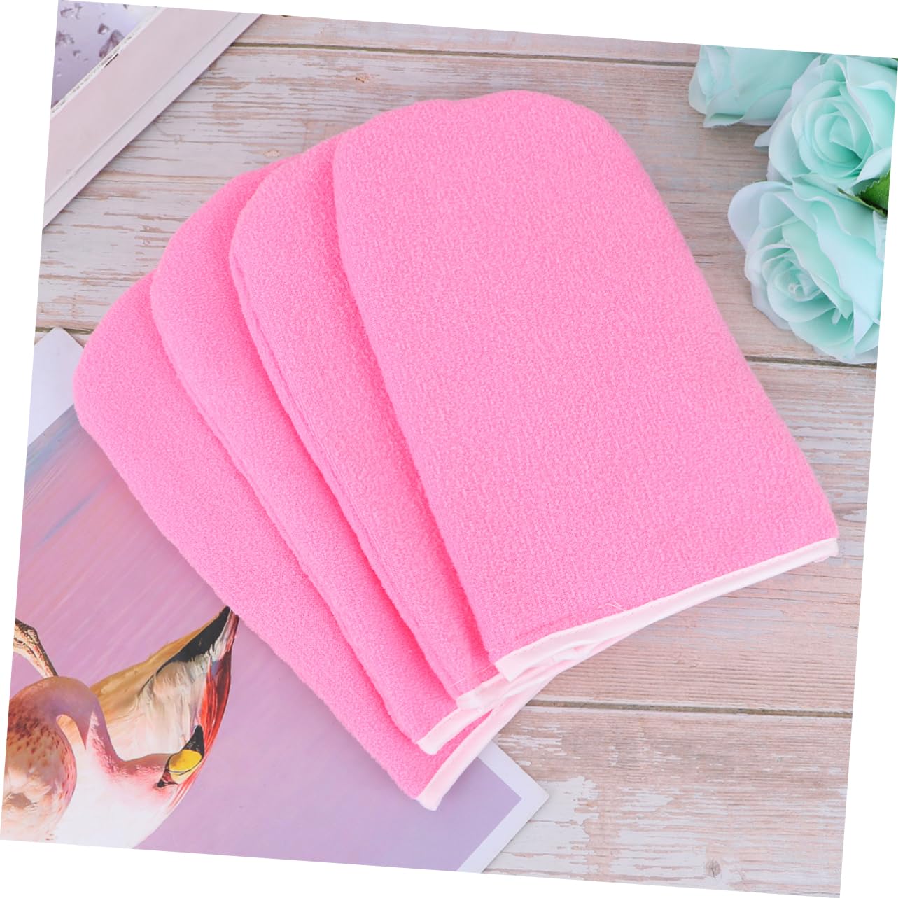 VICASKY Hand Moisturizing Gloves Bath Treatment Mitts Insulated Cotton Paraffin Mitts for Nourishing Spa Experience