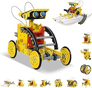 Solar Robot Toys for Kids Ages 8-12, 12-in-1 STEM Projects Science Kits for 8-13 9 10 11 Year Old Teen Boys Girls, 190Pcs DIY Building Experiment Education Sets, Christmas Birthday Gifts Ideas.