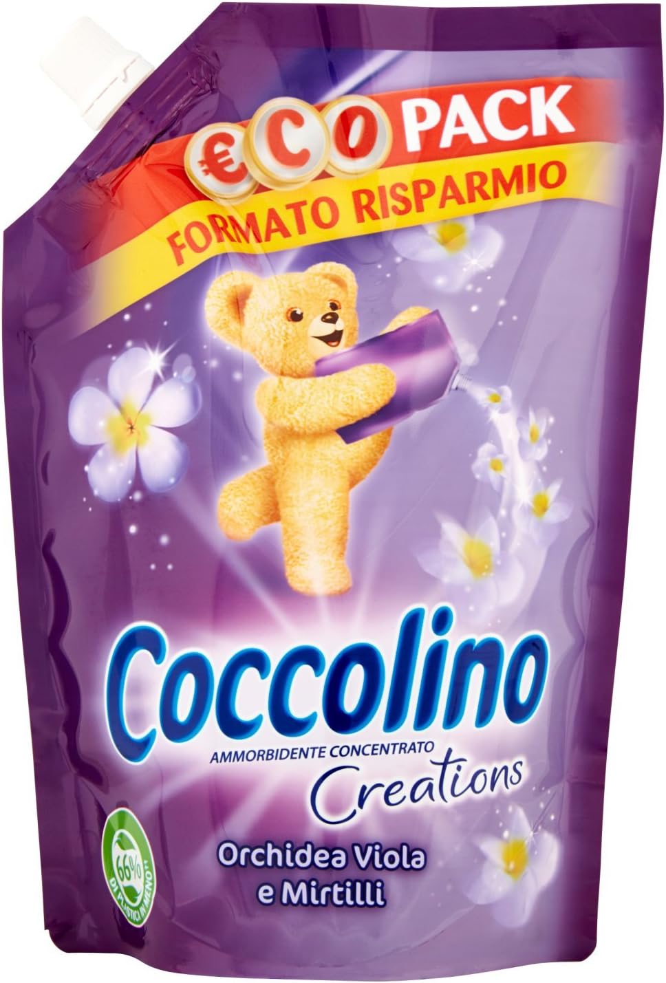 Coccolino – Creations, Concentrated Fabric Softener 700 ml, Purple Orchid and Blueberries – 5 Packs [3500 ml]