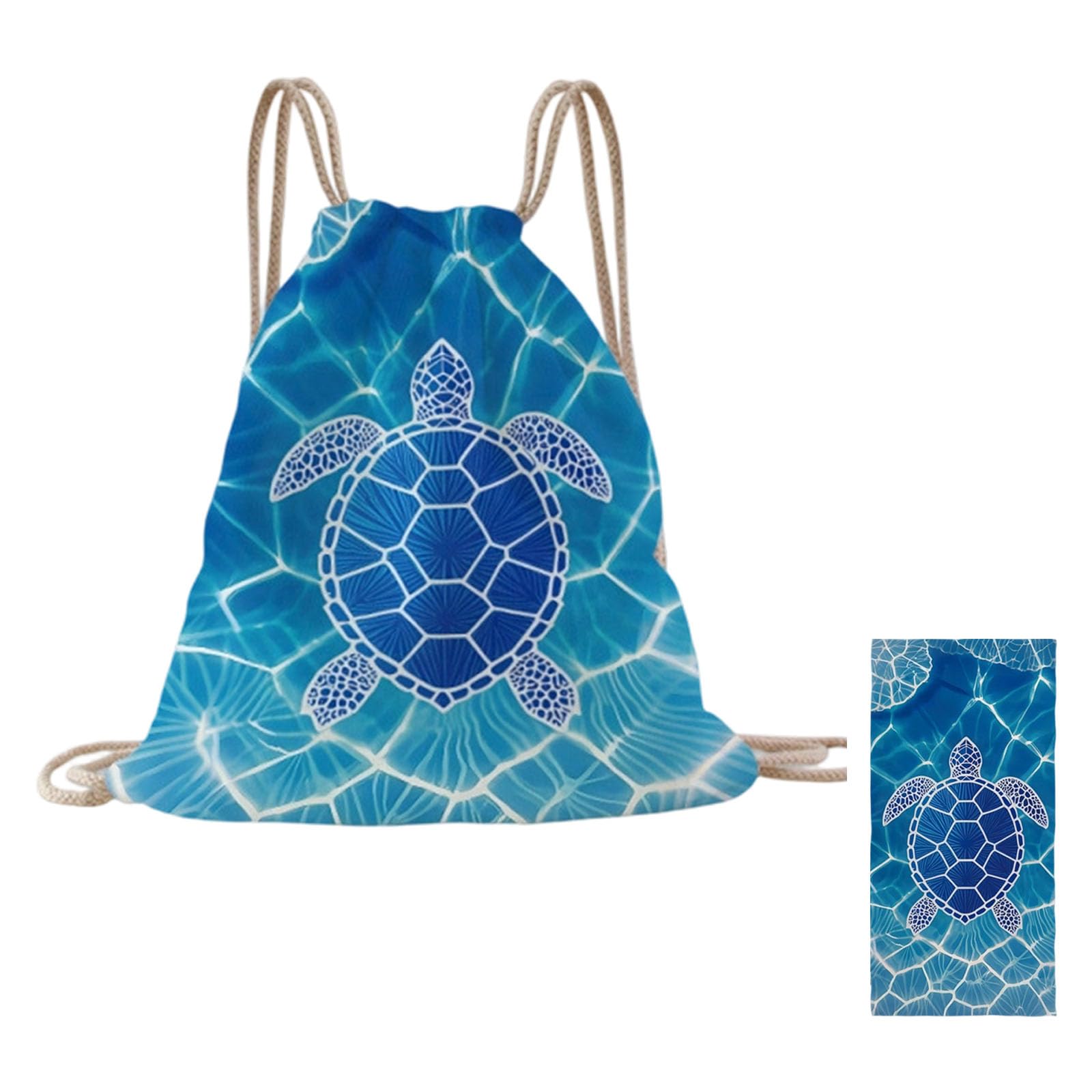 Tsophreniq Quick Drying Microfiber Blanket Backpack 2 in 1 Packable Beach Towel Bag for Swimming or Lounging Easy to Carry 80X160Cm Packable Bath Towel