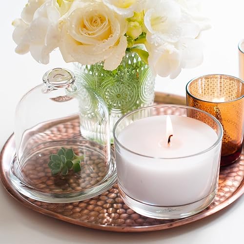 Miniatura 4 de Sieral Paquete de 12 jarrones cilíndricos de vidrio transparentes, jarrones flotantes altos para centro de mesa, decoración de boda, cenas formales