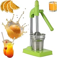 Vista 6 de Exprimidor de hierro fundido, prensa manual de hierro fundido, extractor de jugo de prensa manual resistente para jugo de naranja de limonada Style-B