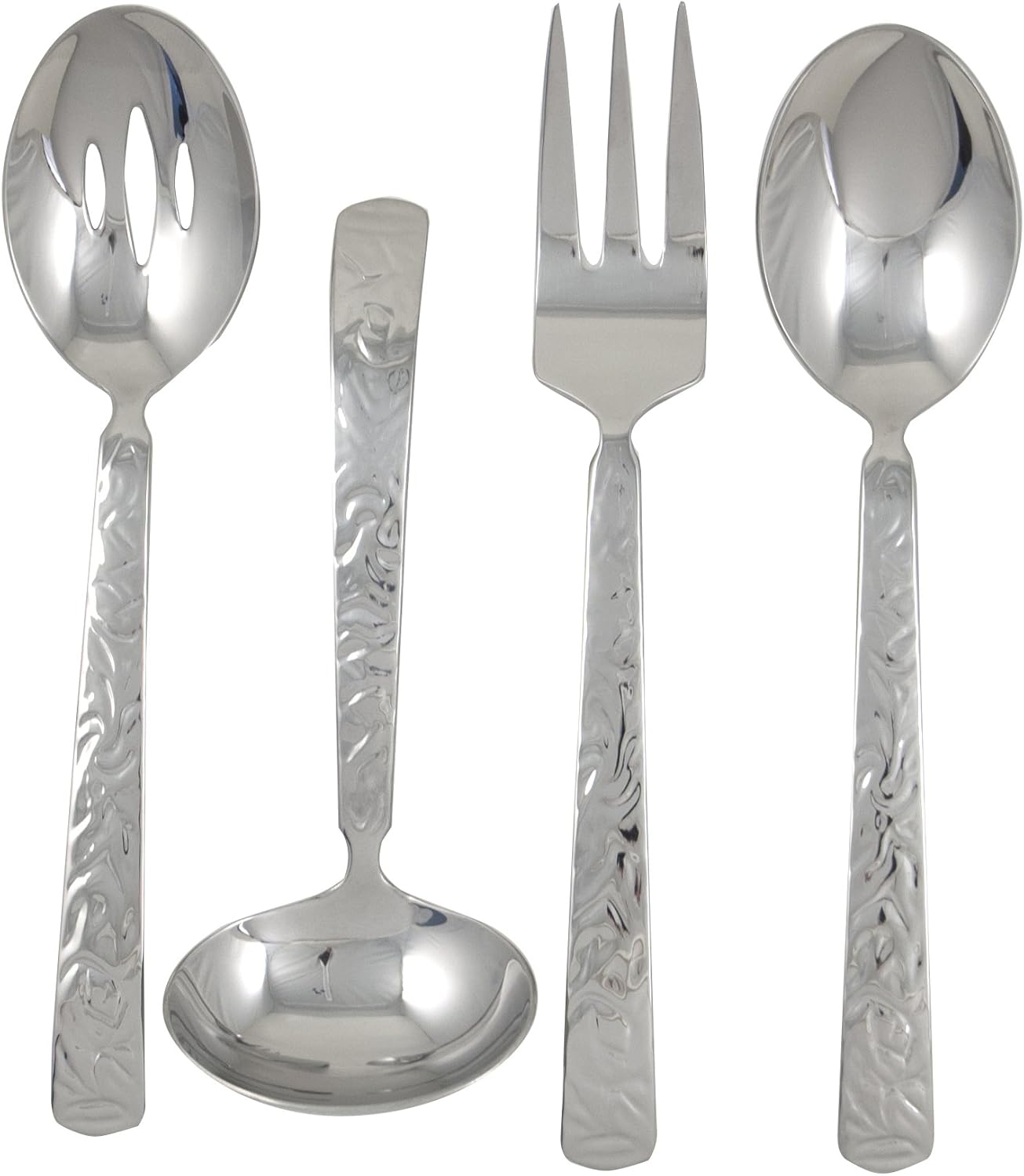 Ginkgo International Bonnie 20-Piece Stainless Steel Flatware Place Setting, Service for 1