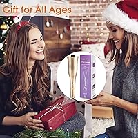 Vista 7 de Nityrliv - Rizador de pelo, rizador automático, rotación automática, varita rizadora de aspecto ondulado, herramientas rizadoras de cabello rizado