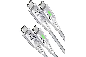 INIU Superior White C-to-C Cable - Experience Blazing Fast Charging