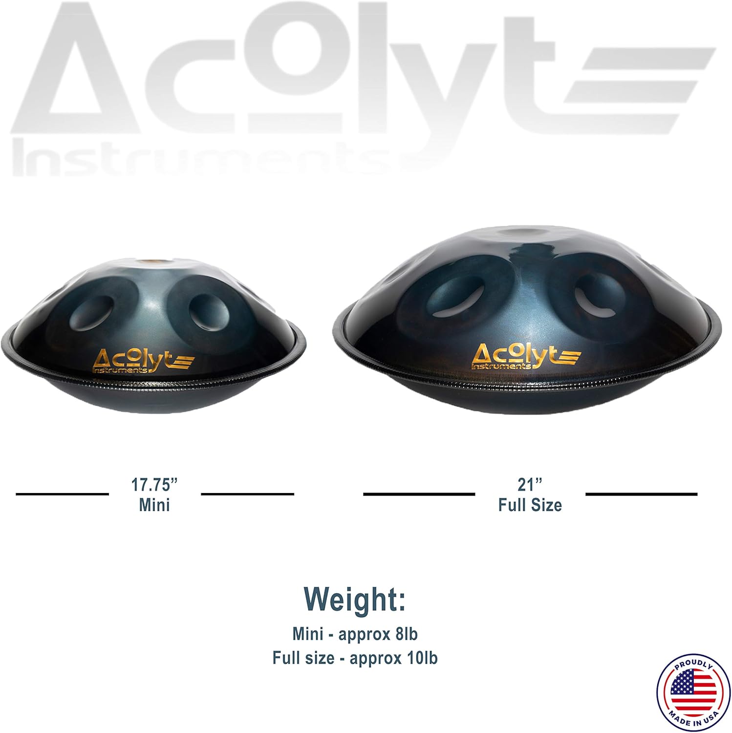 Acolyte Handpan - Dm Celtic - Made in the USA