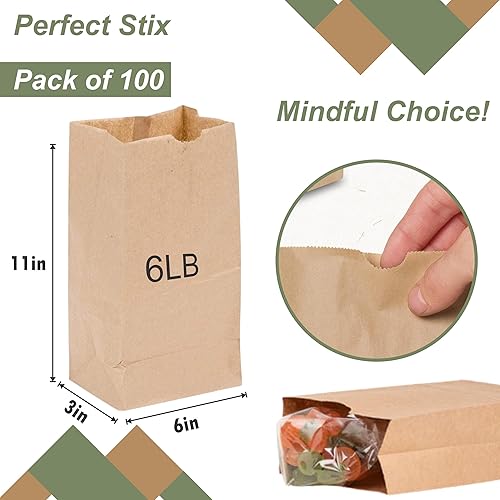 Miniatura 2 de Perfect Stix Bolsas de papel, color marrón, Bolsas marrones